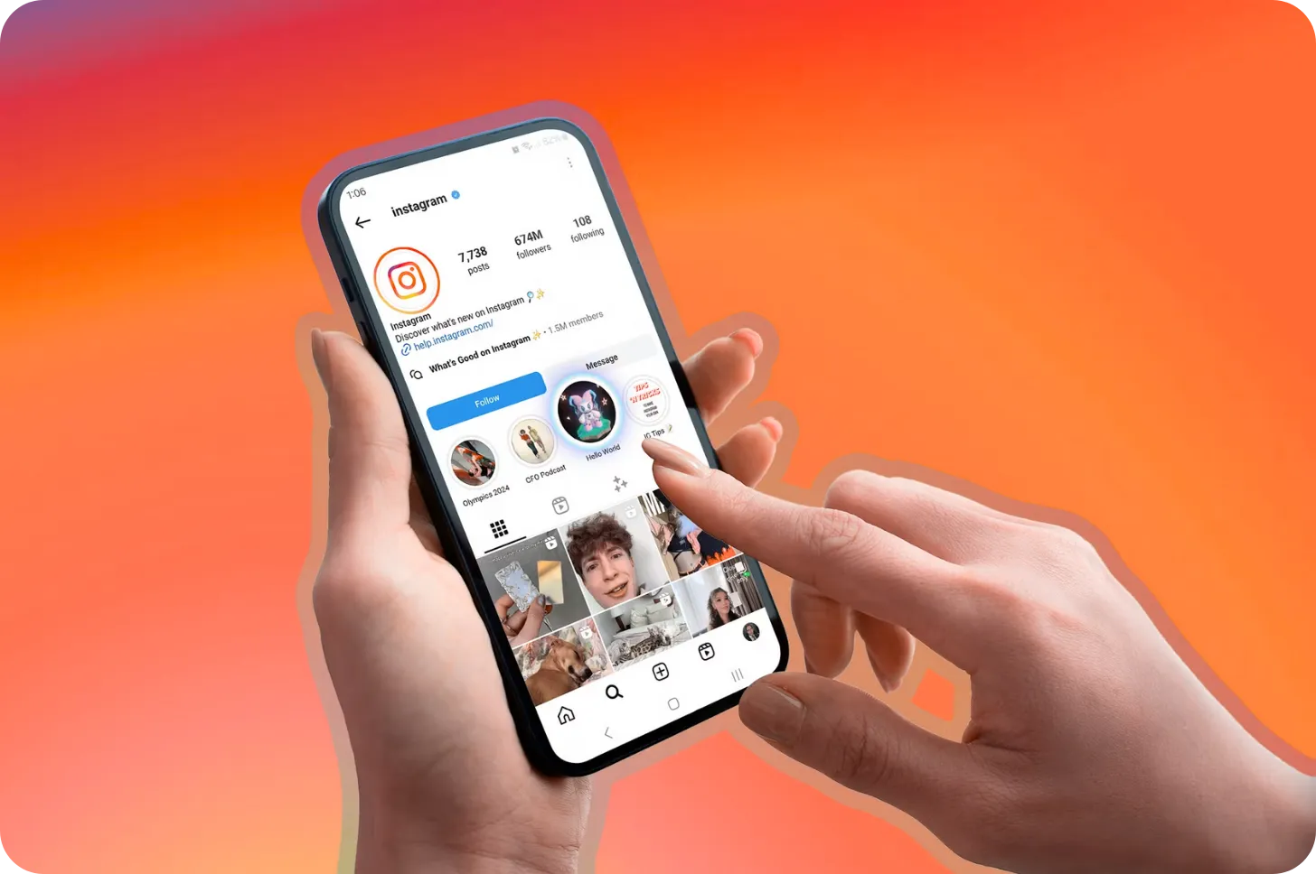 Instagram Content Indexing